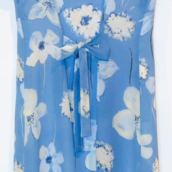 Vintage floral shift dress with tie back - Picture 3 of 3